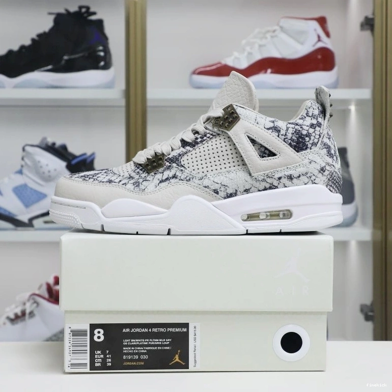 snakeskin Jordan 4 retro Air Jordan 1121